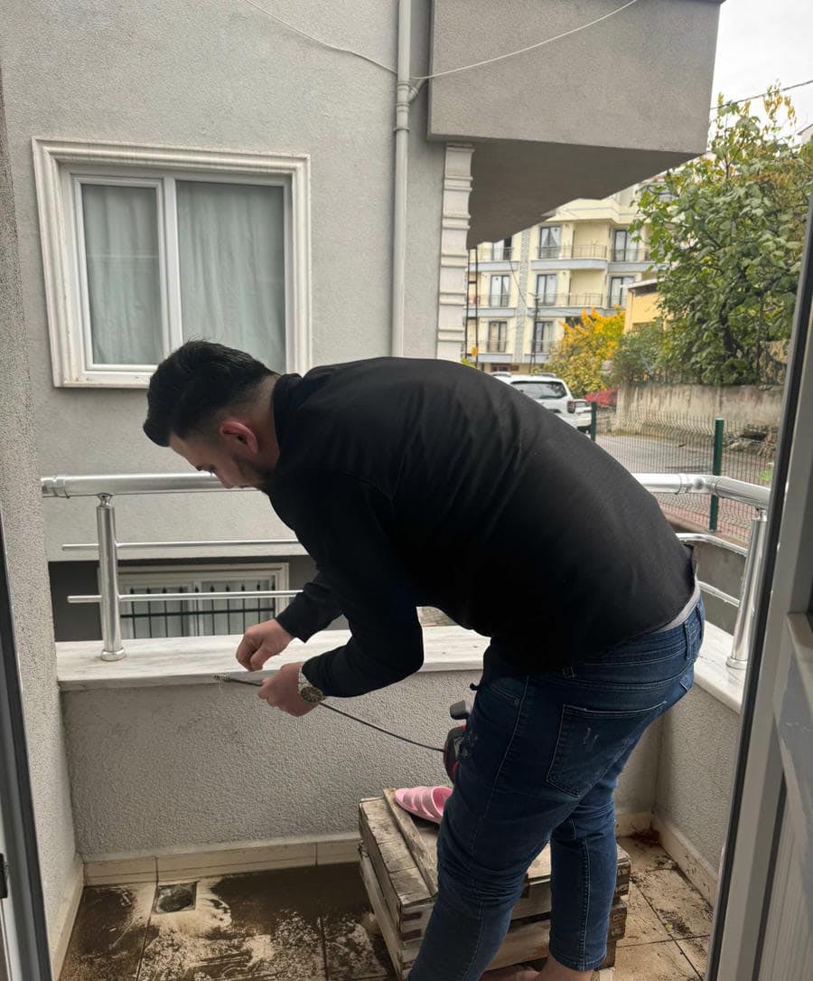 Balkon gideri açma